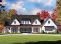 3254 sq ft 4-Bed Modern Farmhouse with Home Office and Laundry Access from Master Suite