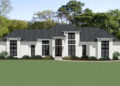 4027 sq ft Modern Transitional House Plan with 5 Bedrooms and 4.5 Bathrooms