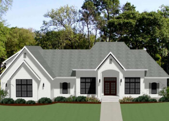 3351 sq ft Craftsman House Plan with 4 Bedrooms and 4.5 Bathrooms
