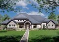4096 sq ft French Country House Plan with 4 Bedrooms and 5 Bathrooms