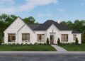 2848 sq ft Modern Transitional House Plan with 4 Bedrooms and 3 Bathrooms